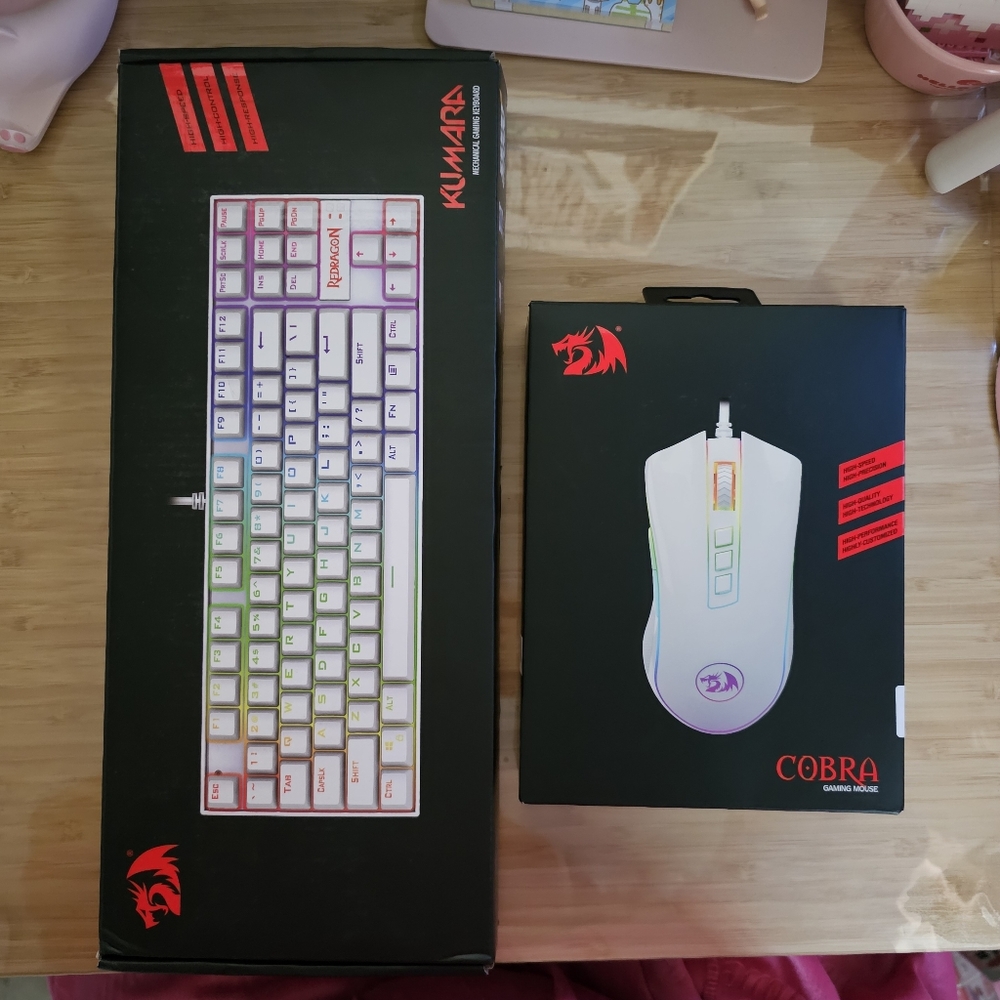 Redragon RGB Keyboard and Mouse